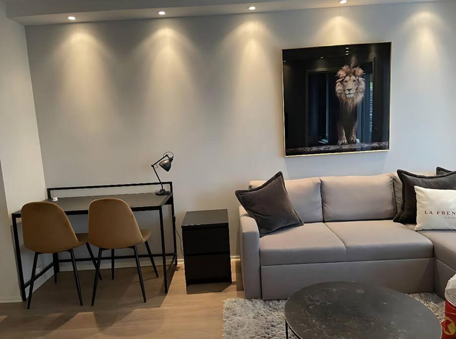 Oceanfront Apartment - Oslo Central - Private Patio Esterno foto